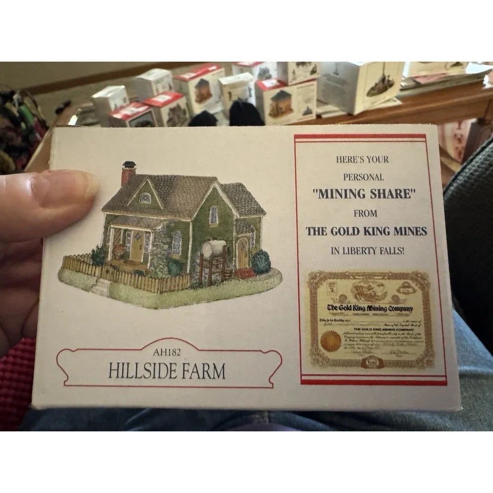 Liberty Falls Hillside Farm/Mining Scene Lot Of 4 AH182 AH196 AH224 AH121 Pewter